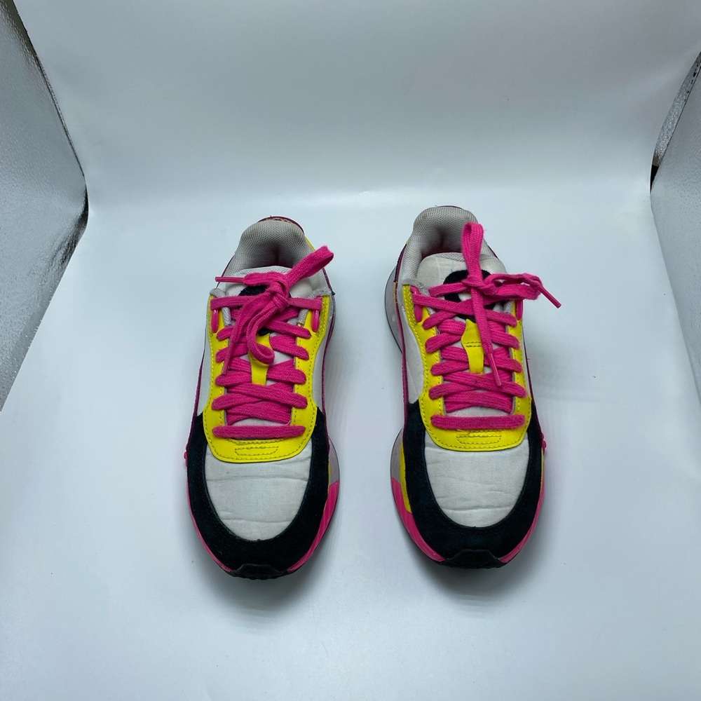 Puma Kids Sneakers - Pink, Yellow, Black, White